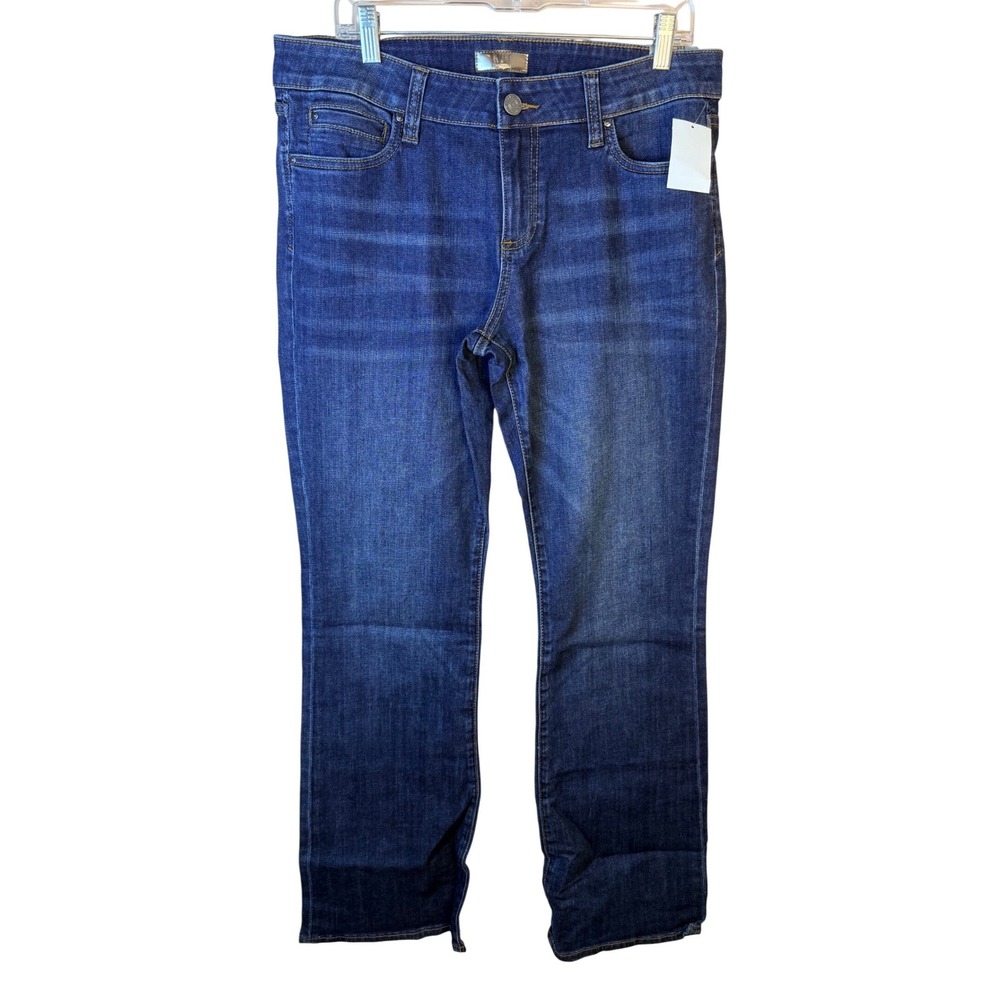 Kut from the Kloth Natalie Bootcut Jeans Size 12 Exceptional W/D Blue